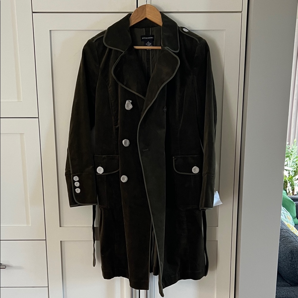 Sutton Studio Olive Green Coat
